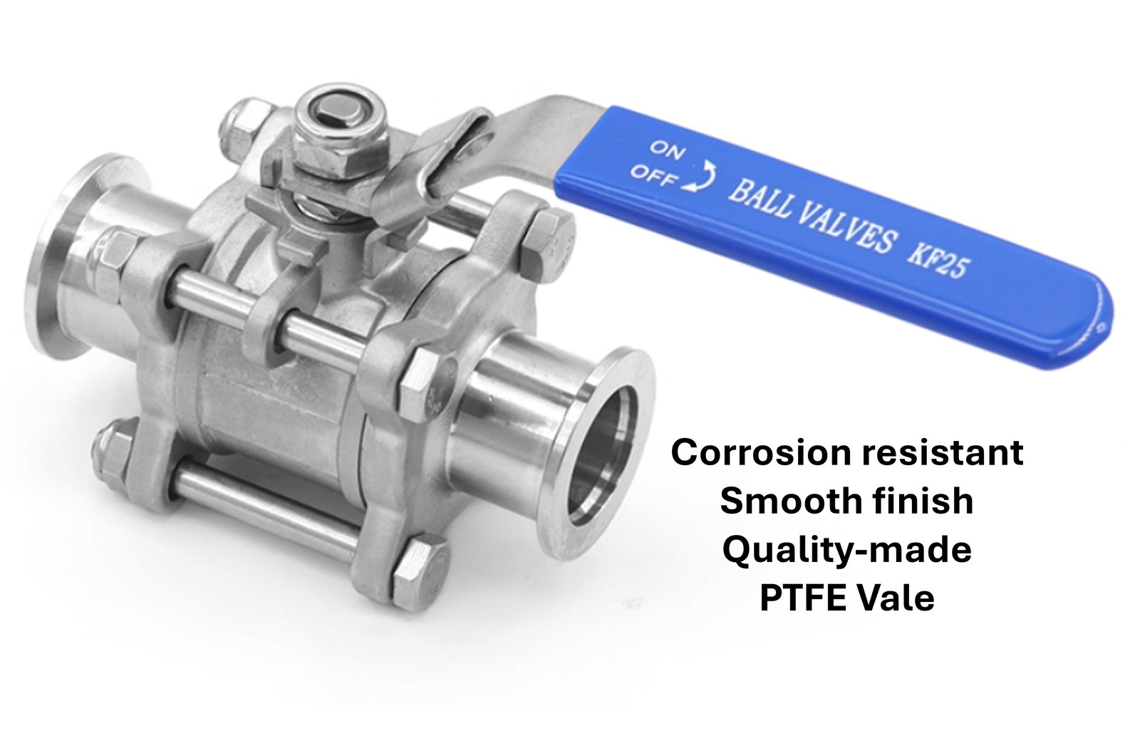 304 Stainless Steel High Vacuum Manual Ball Valve KF 16 25 40 50