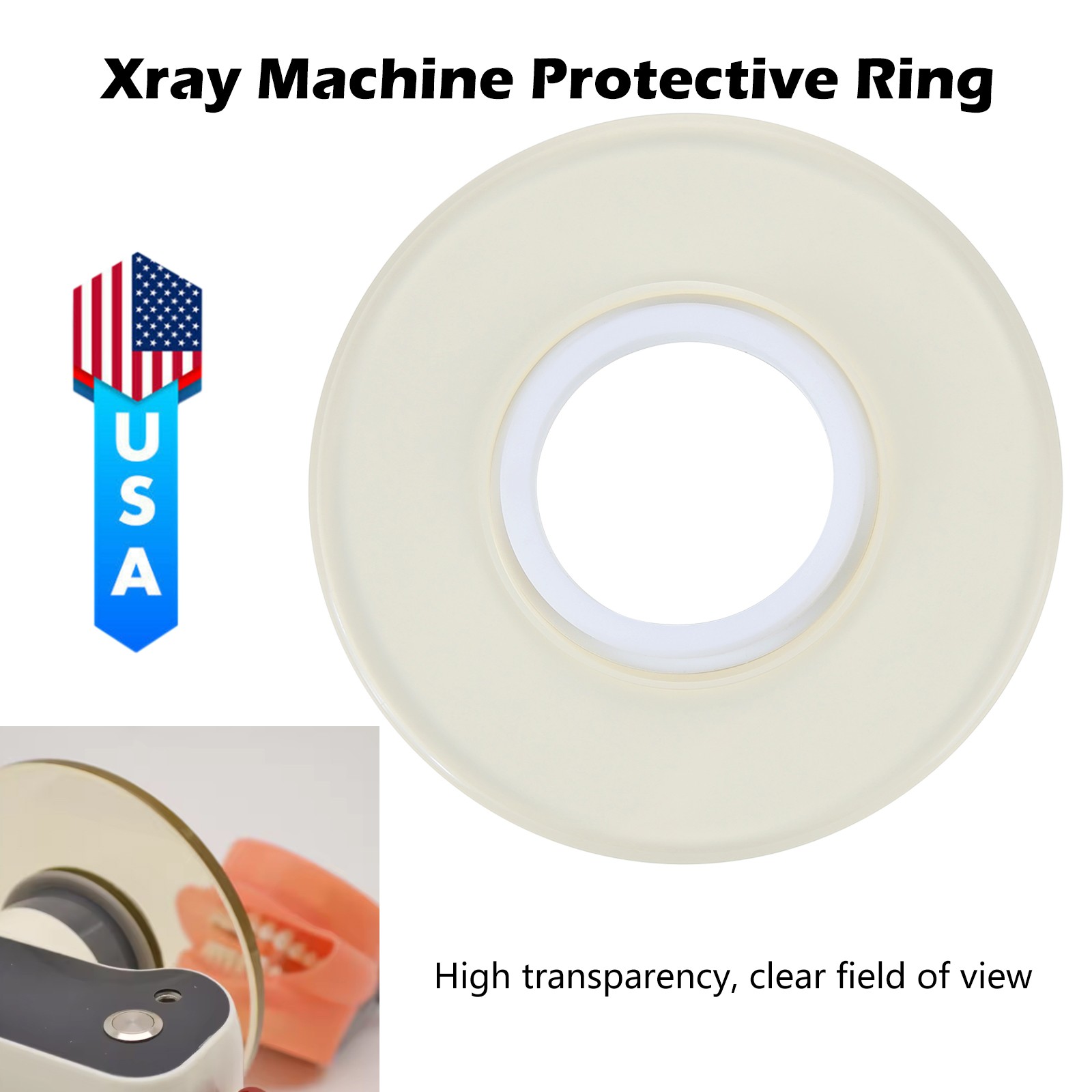 Dental X Portable Ray Digital Machine Rayos/ Scatter Shield Protective Ring