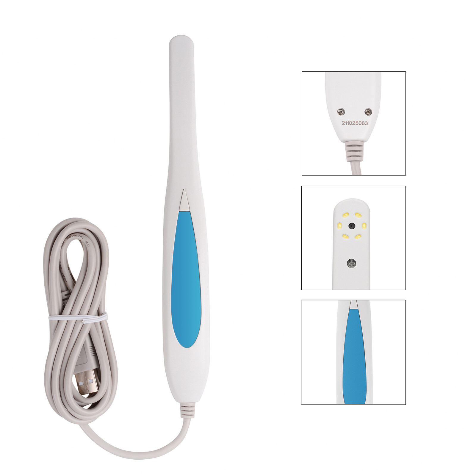 Dental Intraoral Camera USB Digital Imaging IntraOral 1.3M pixel CMOS MD770 Blue