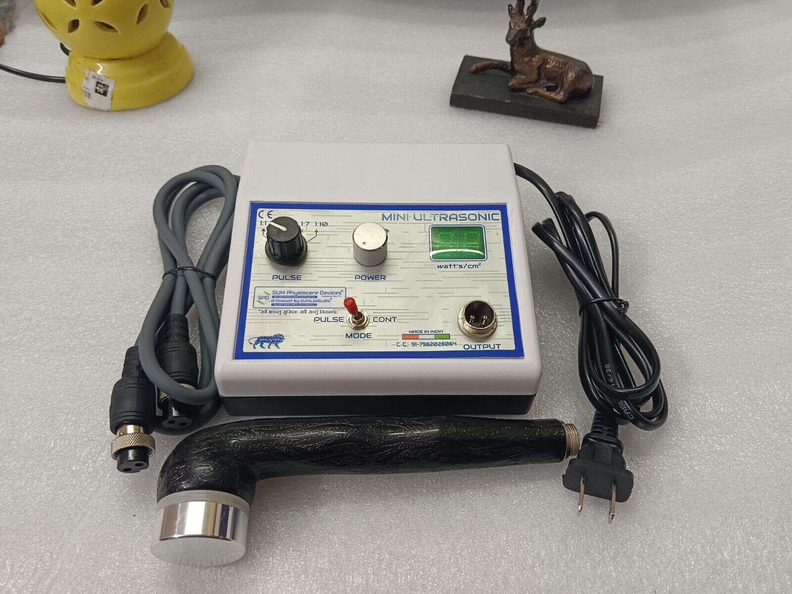 Portable 1Mhz Physiotherapy Machine US Ultrasound Therapy Physical Therapy Unit