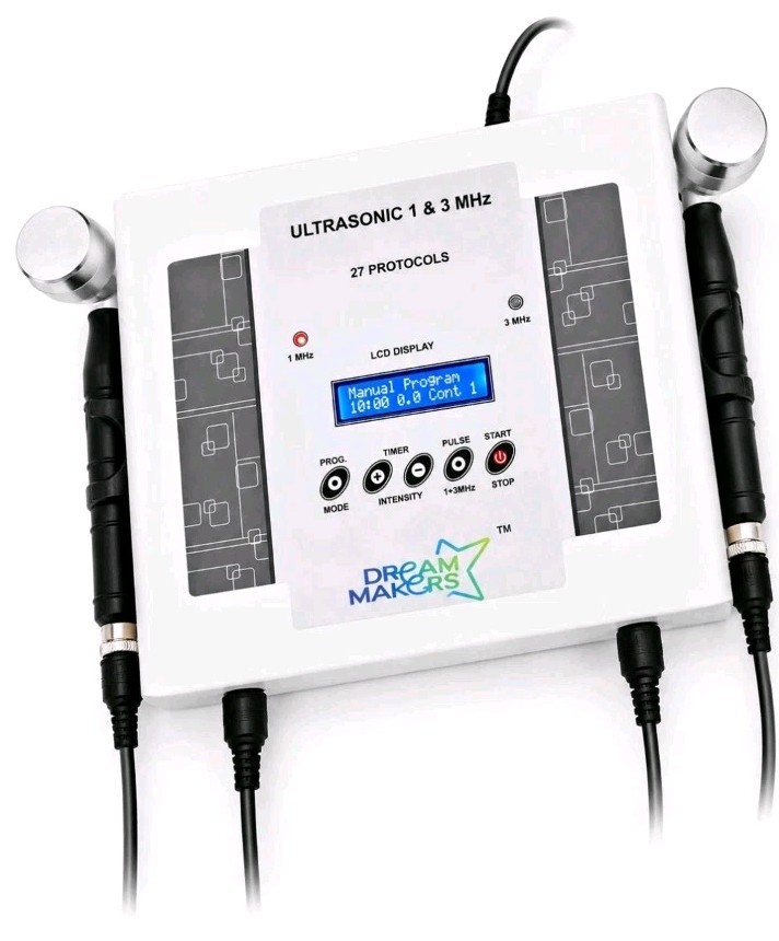 New 1 Mhz & 3 Mhz Ultrasound Therapeutic Physical Pain Relief Machine Free Ship.