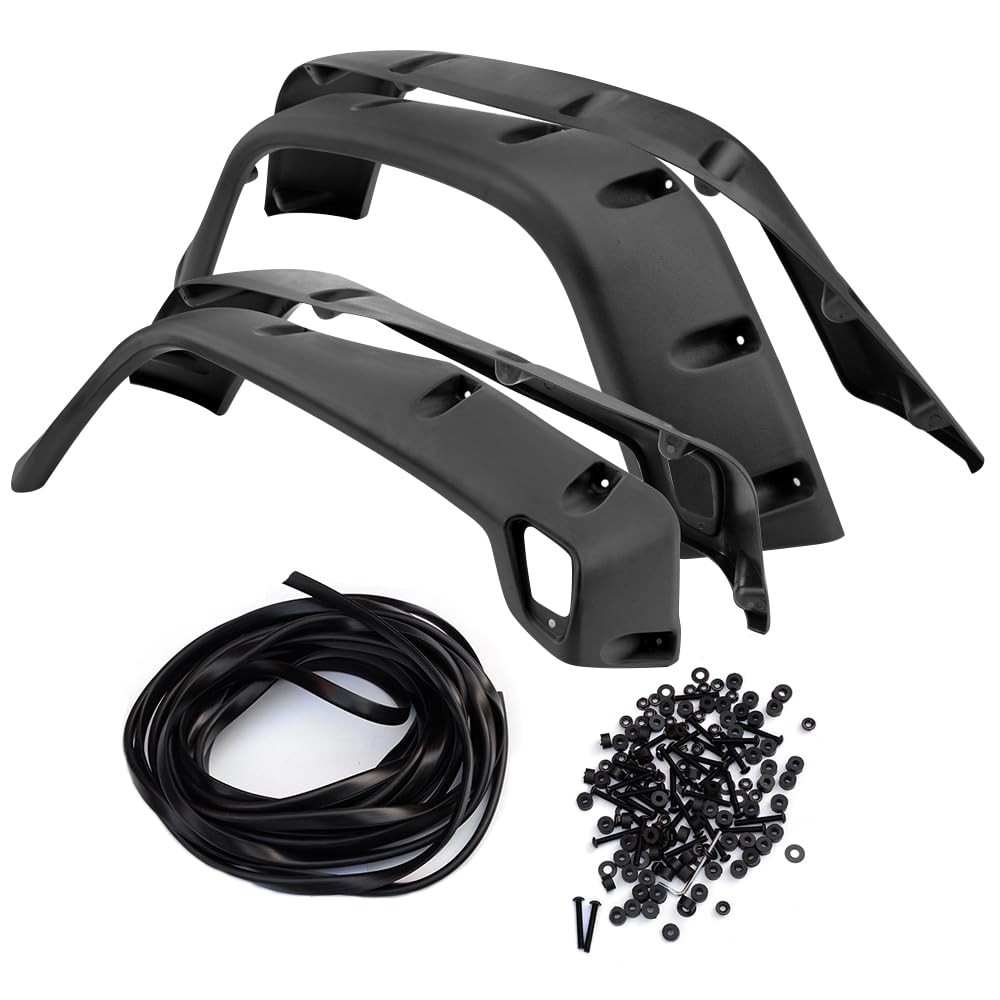 Fender Flares 4pcs Black Compatible with Jeep Wrangler TJ 1997-2006 LJ 2004-2006