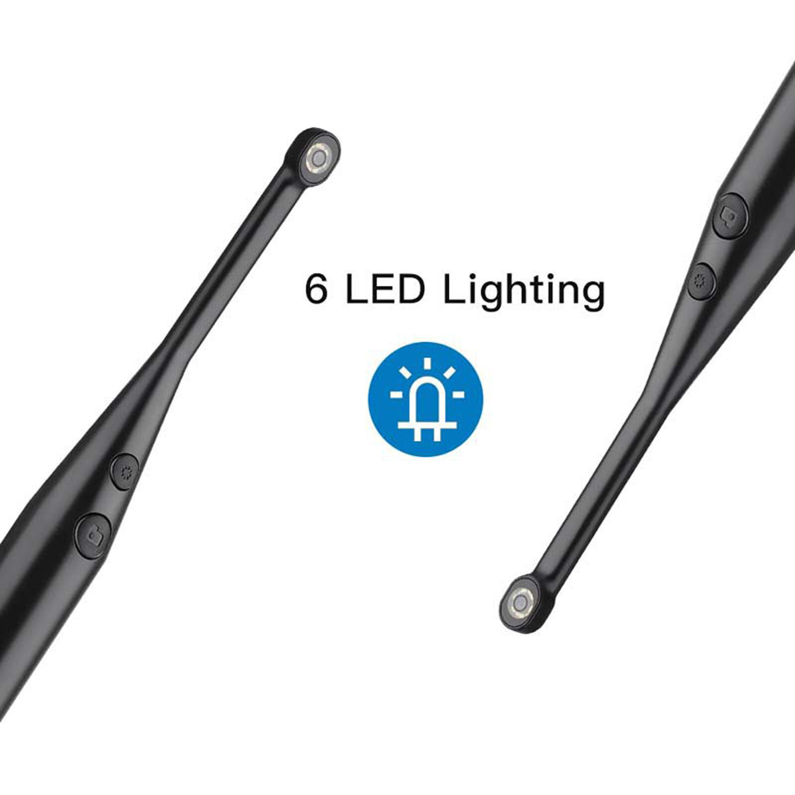 3 in 1 6 LED Light Oral Dental Intraoral Camera Endoscope For Phone/PC HD 720P