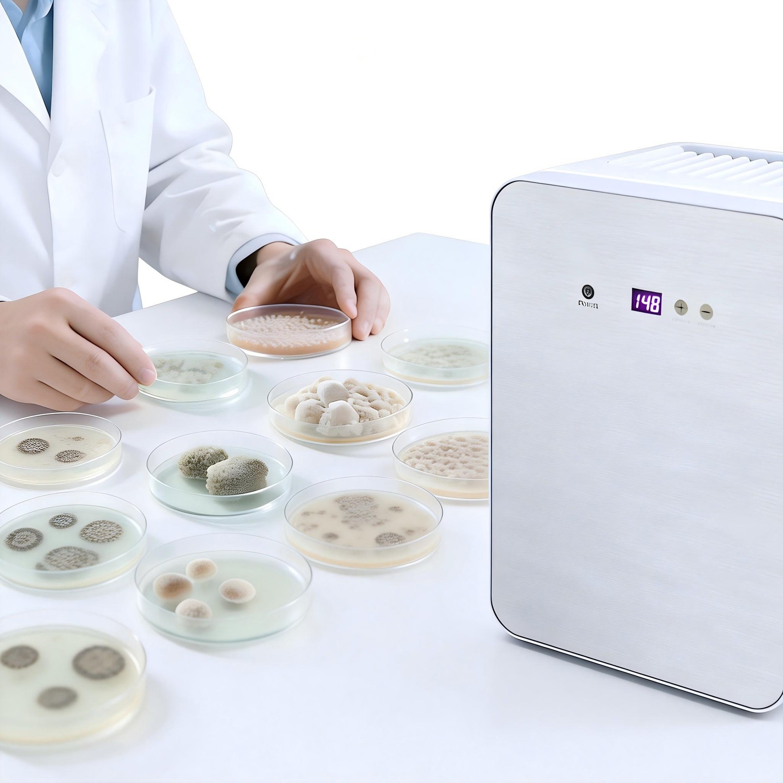 10L Digital Incubator ±0.5°C Uniform Heat Dual Layer Seal 35-148℉