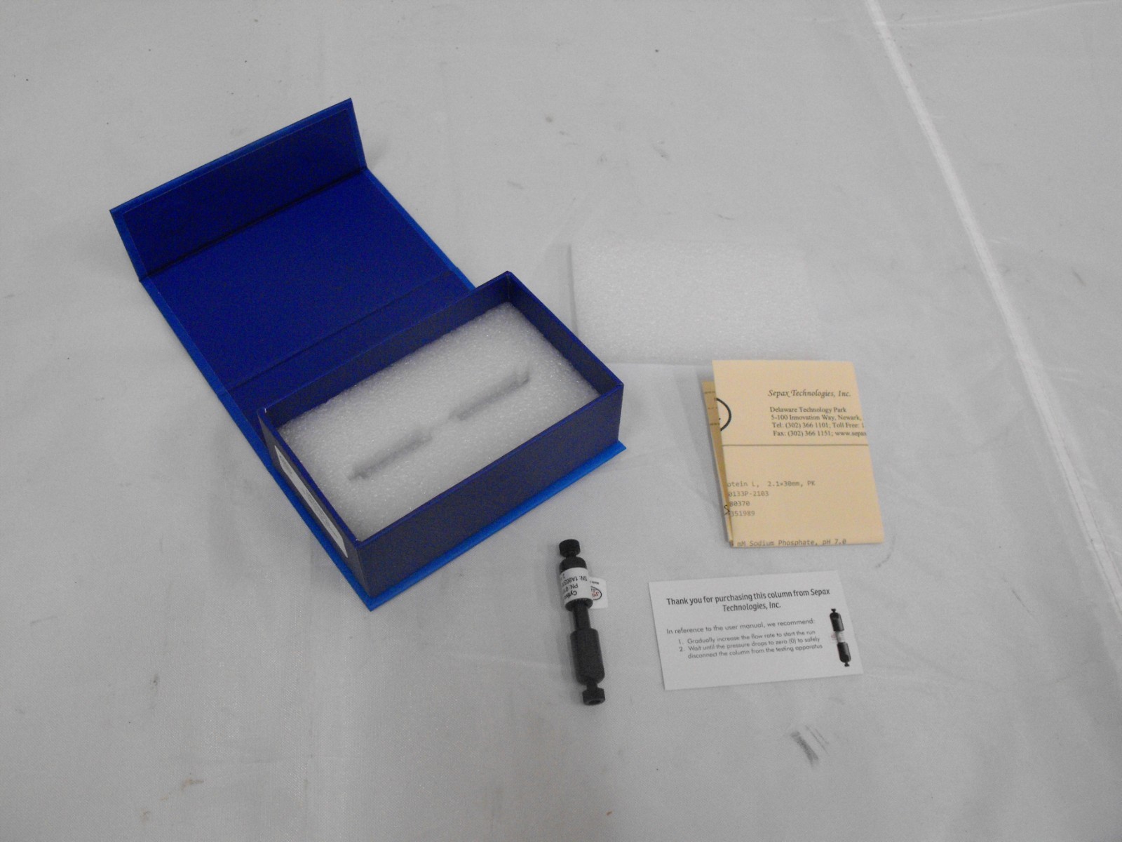 Sepax Zenix SEC-150 Column #213150-7805, 3µm, 7.8 x 50mm, 2021 exp but unused
