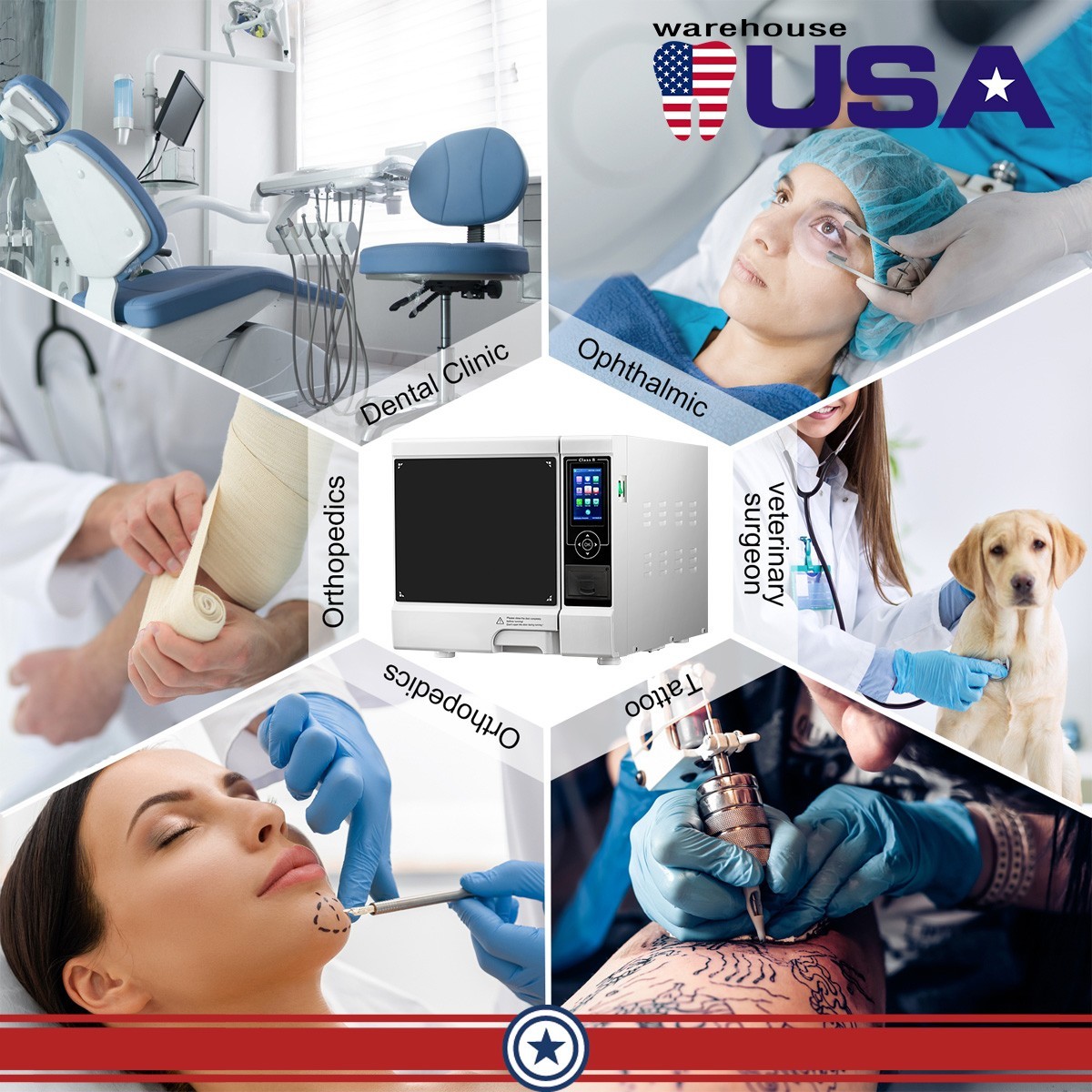 Dental Lab Marathon Electric Micromotor Polishing Unit + 35K rpm Motor Handpiece
