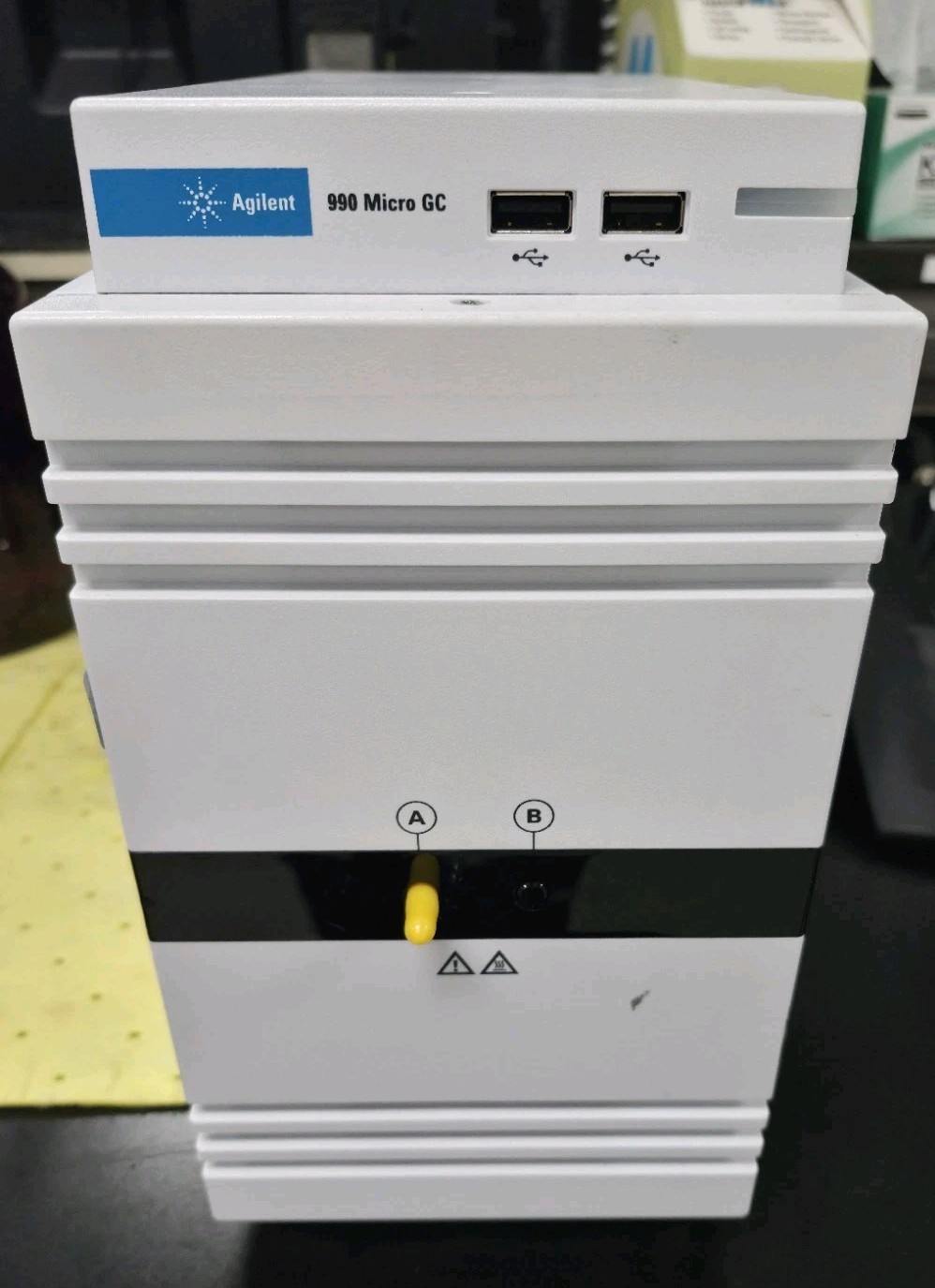 Agilent 990 Micro GC G3599A 2-Ch Gas Chromatograph No Power Supply For Parts