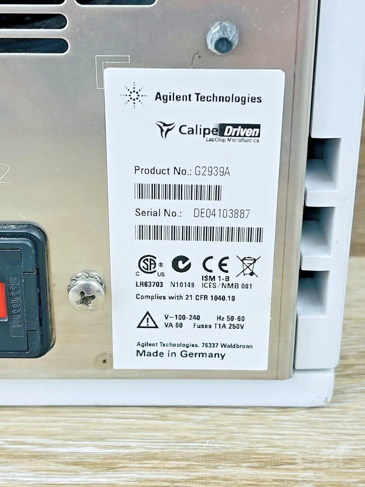 Agilent 2100 Bioanalyzer Microfluidics Based Platform G2939A RNA DNA Protein Ce.