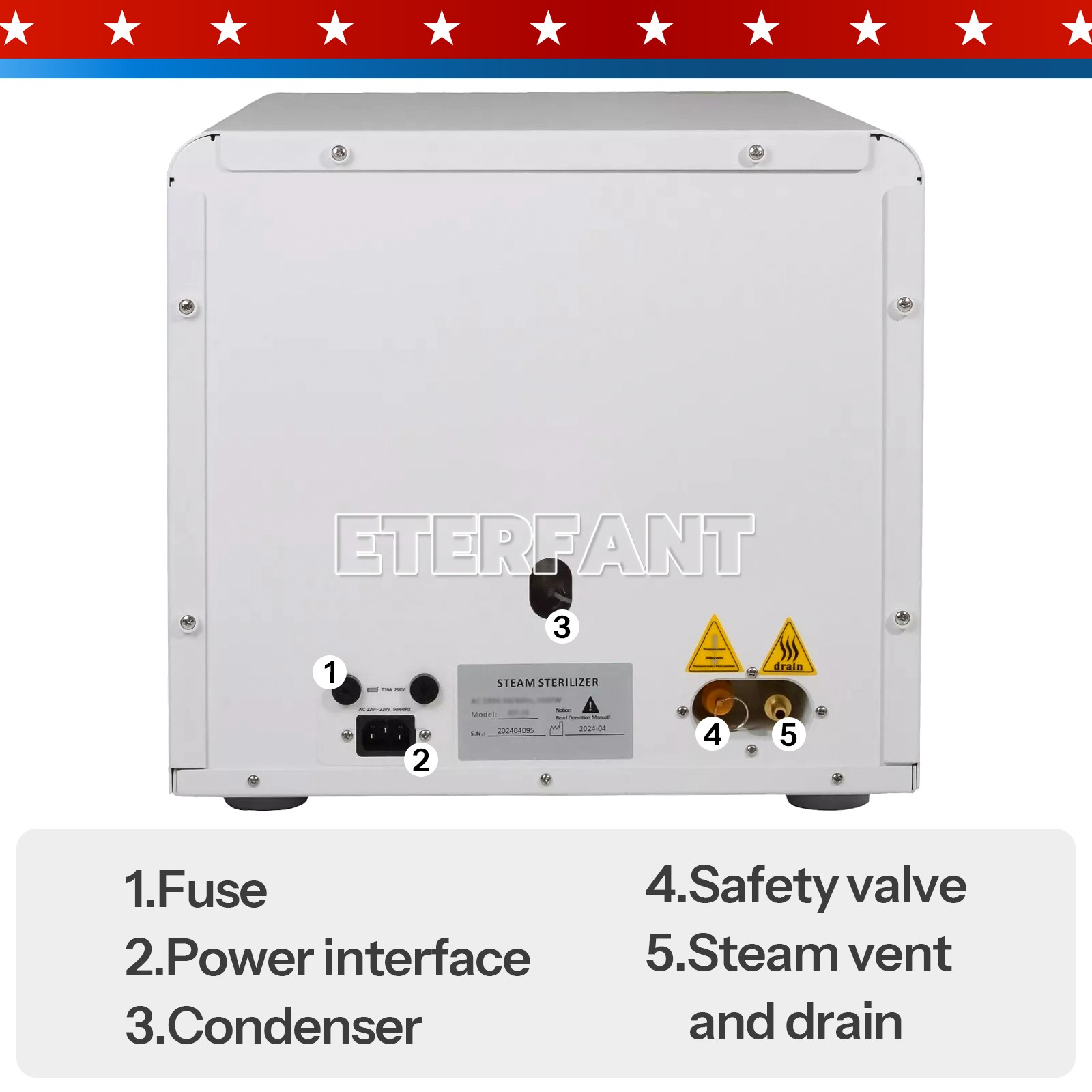 Dental Class N Autoclave Steam Sterilizer High Temperature 16L/18L/23L