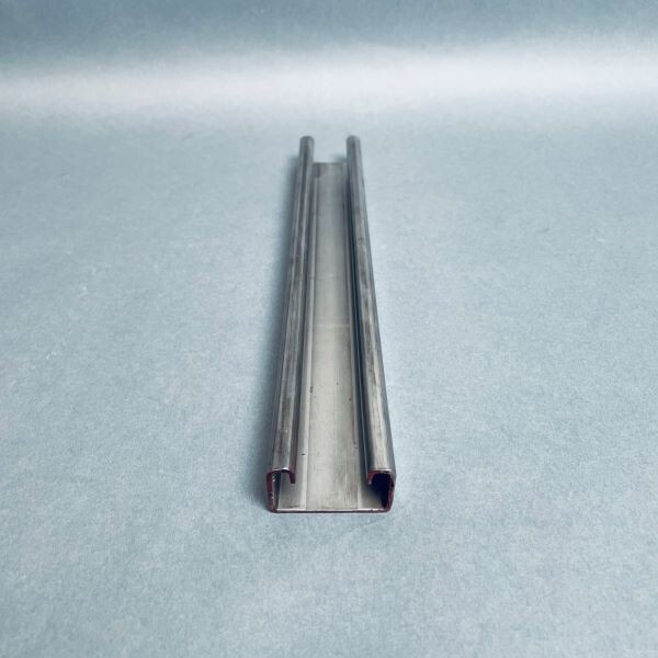 Stauff Clamp Channel Solid Mounting Rail 12 in. Stainless Steel