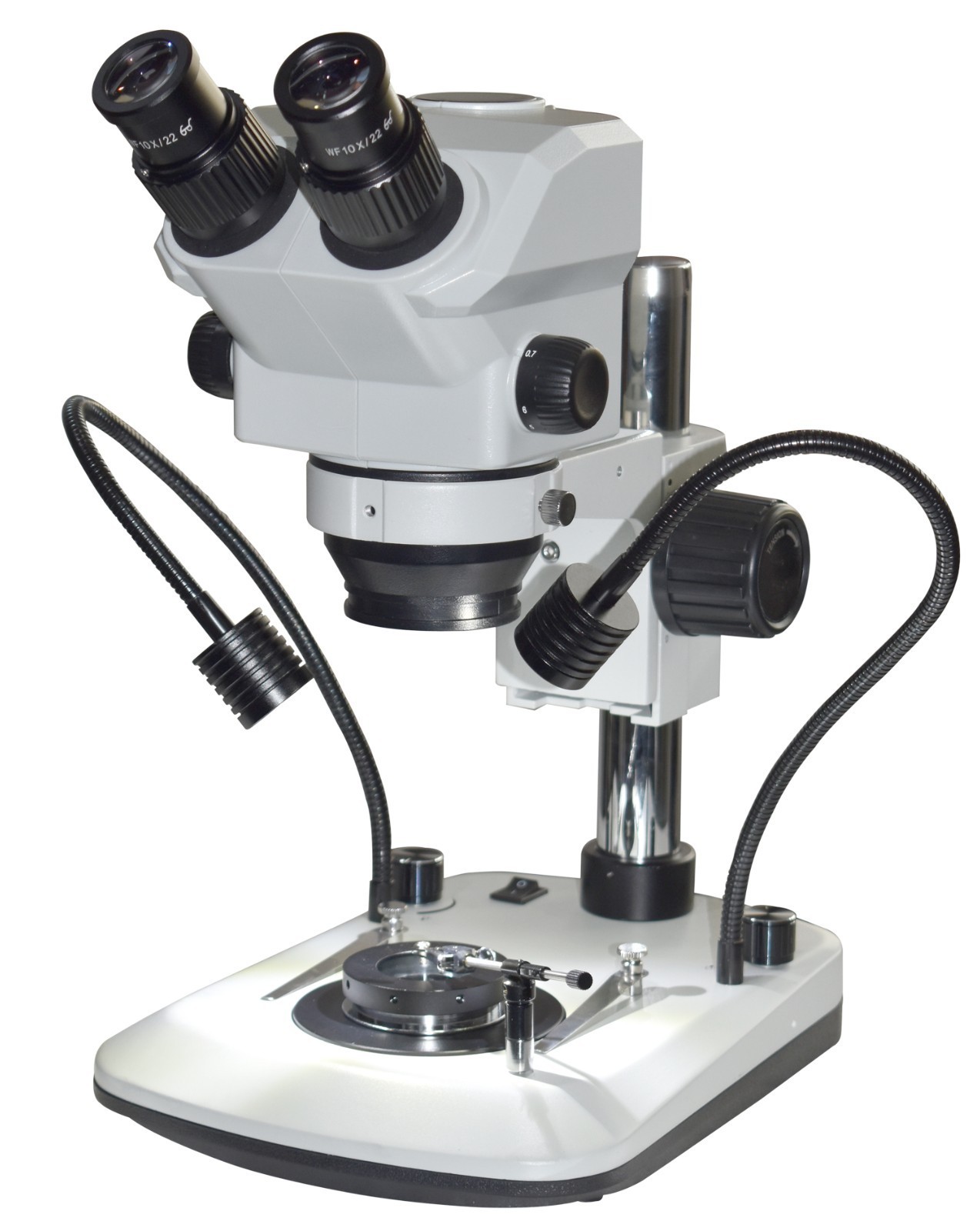 Diamond/Jewel Microscope – Darkfield Stereo 1:9 Zoom, 7-60×, 115MM WD