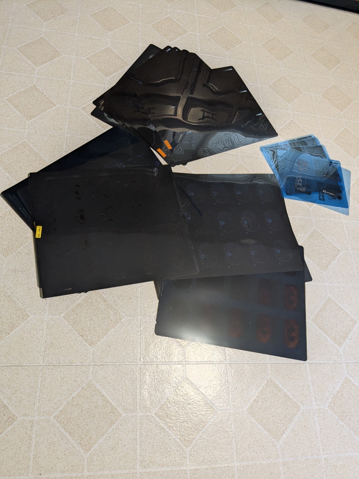 3 Lbs Lot Vintage Scrap X-Ray CT Film 1992-2004 For Silver Recovery Craft Art