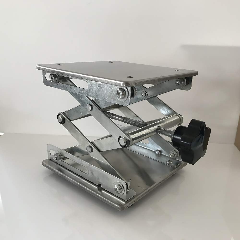 6″ x6″,Stainless Steel Lab Jack Scissor Stand Platform,Lab Lift Stand Table, …