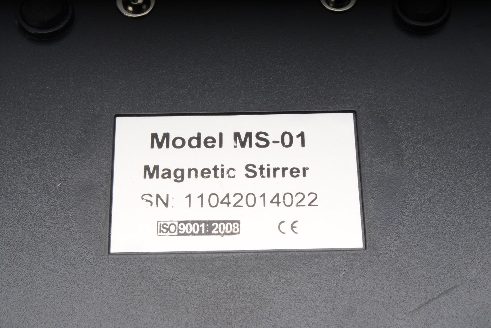 Unbranded MS-01 Magnetic Stirrer With Power Supply – Fair Condition