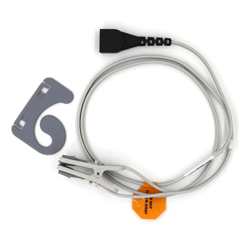Adult Ear Clip SpO2 Sensor Probe Compatible with Nonin 8500,8600 3ft Oximeters