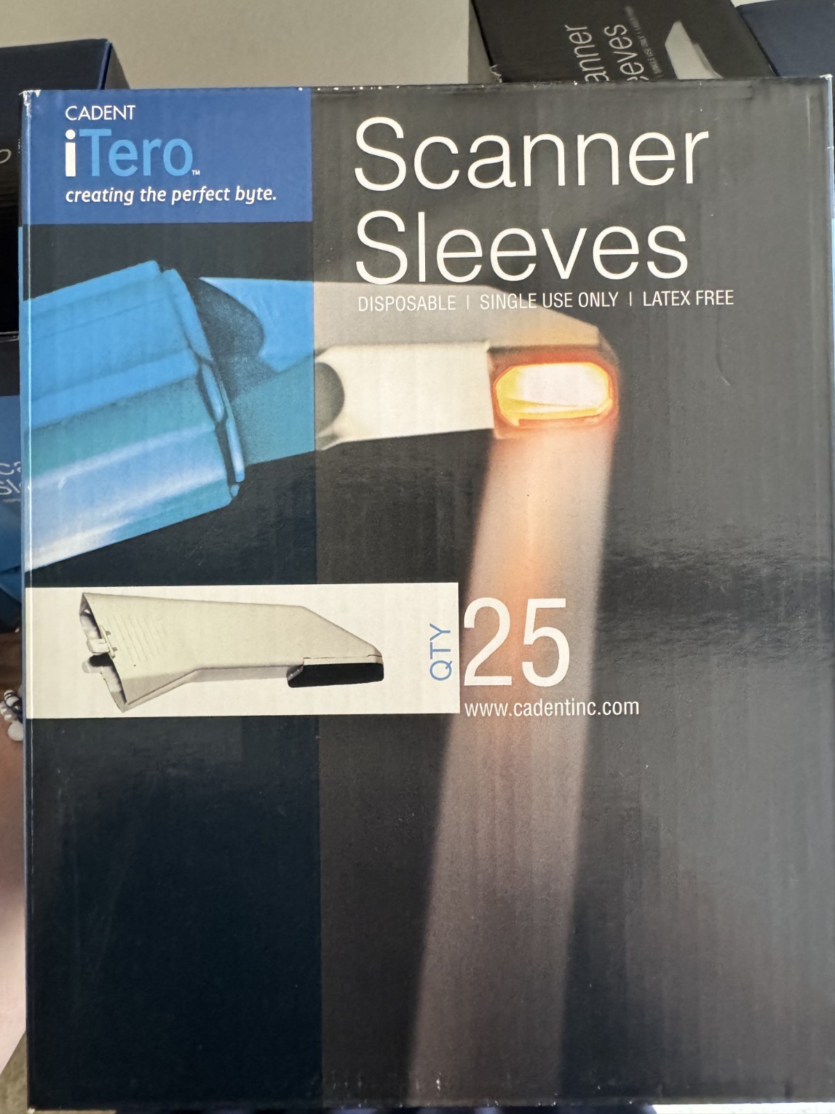 Itero Cadent Scanner Sleeves (Lot of 6 boxes, 25 in each box)