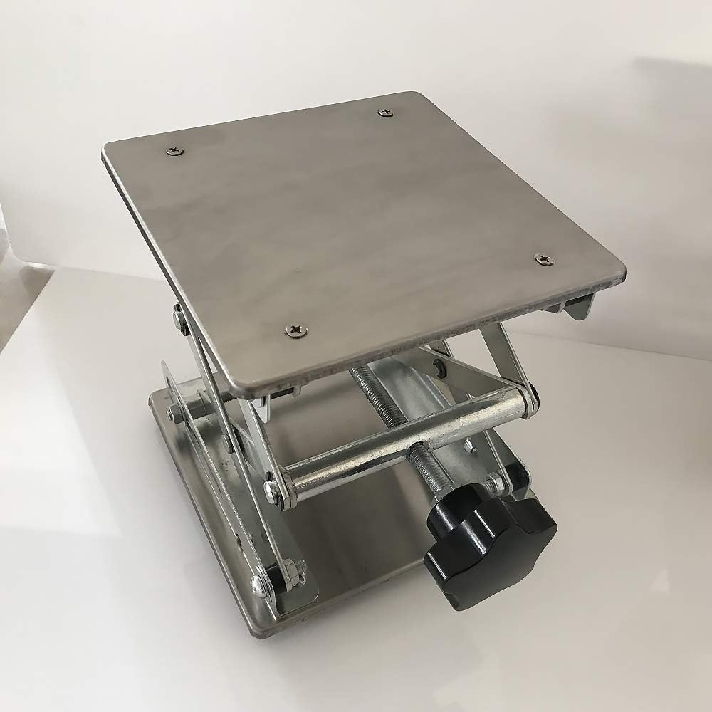 6″ x6″,Stainless Steel Lab Jack Scissor Stand Platform,Lab Lift Stand Table, …
