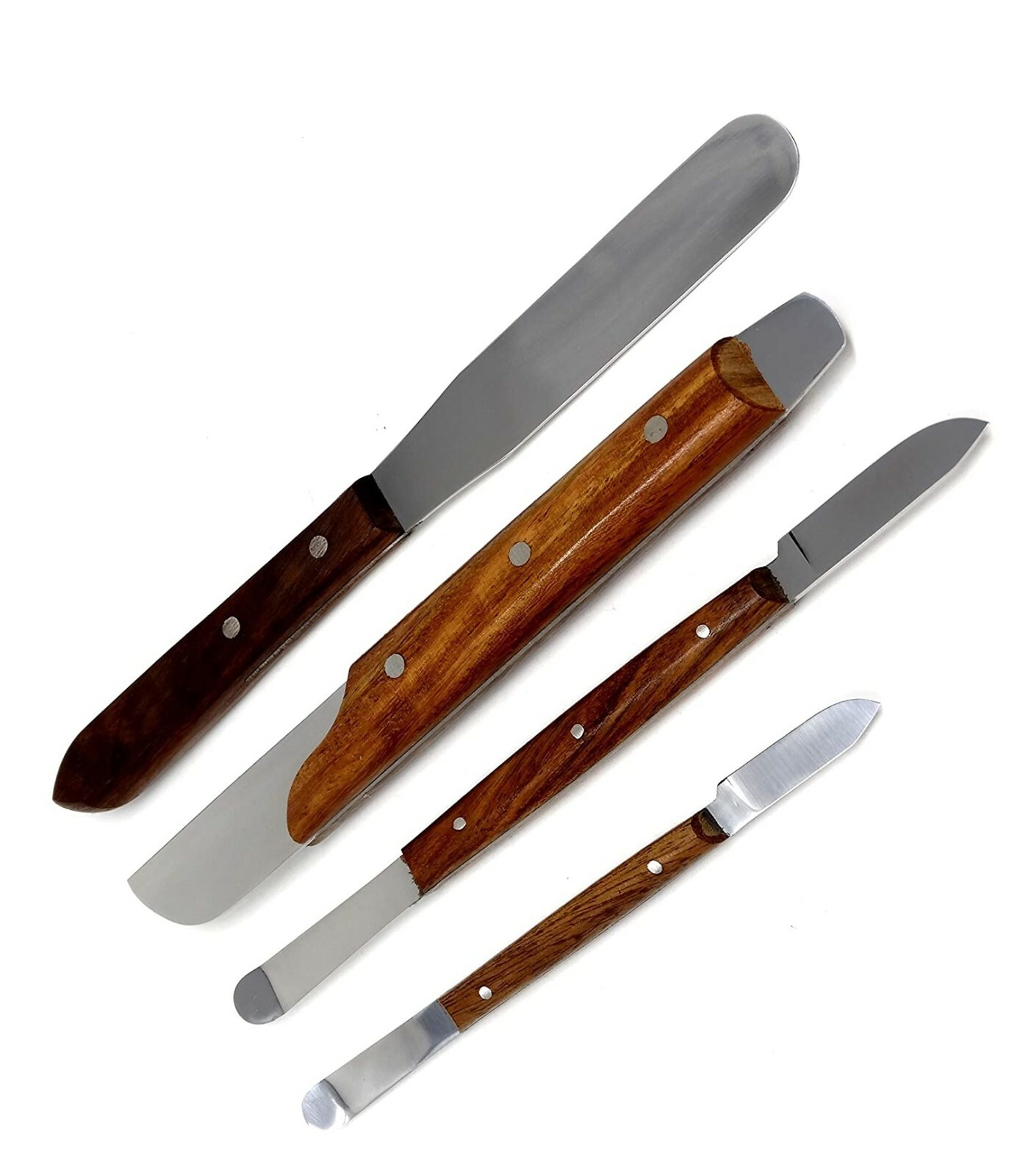 4 Pcs Dental & Fahen Mixing Spatula Alginate Carver Restorative Lab Instruments