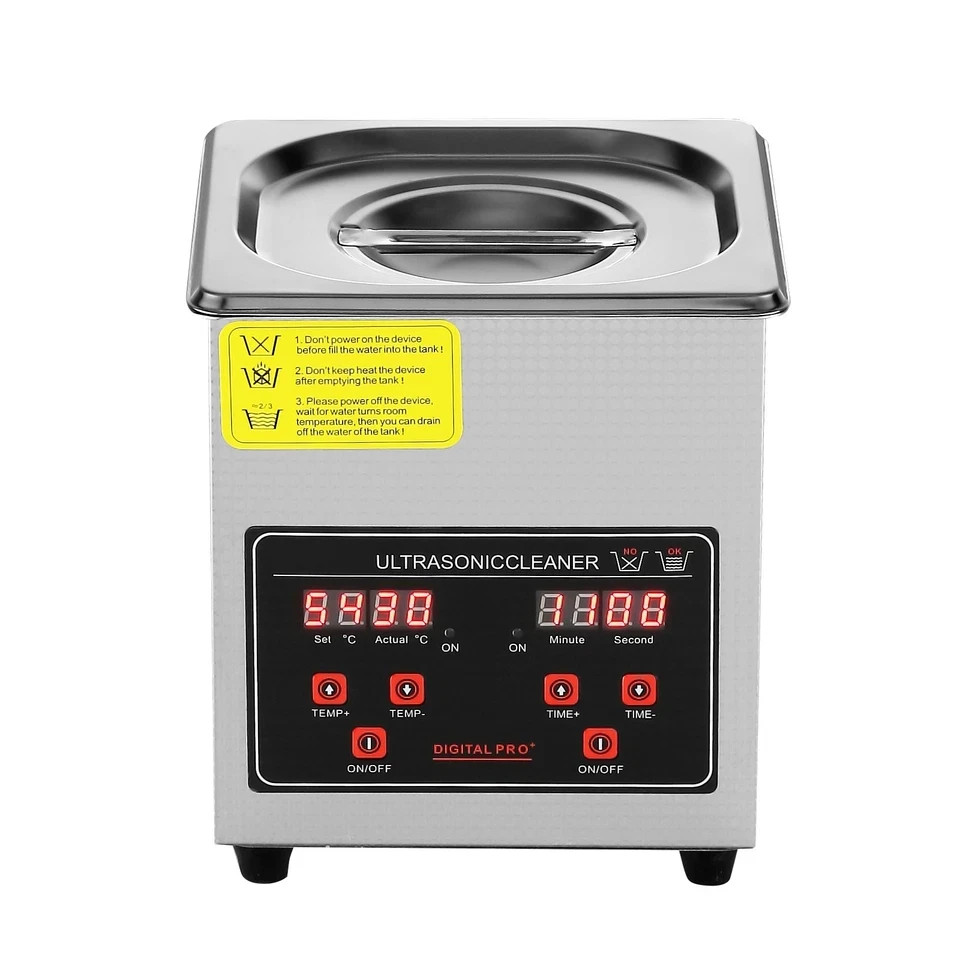 2L Ultrasonic Cleaner with Timer Heating Machine Digital Sonic Cleaner