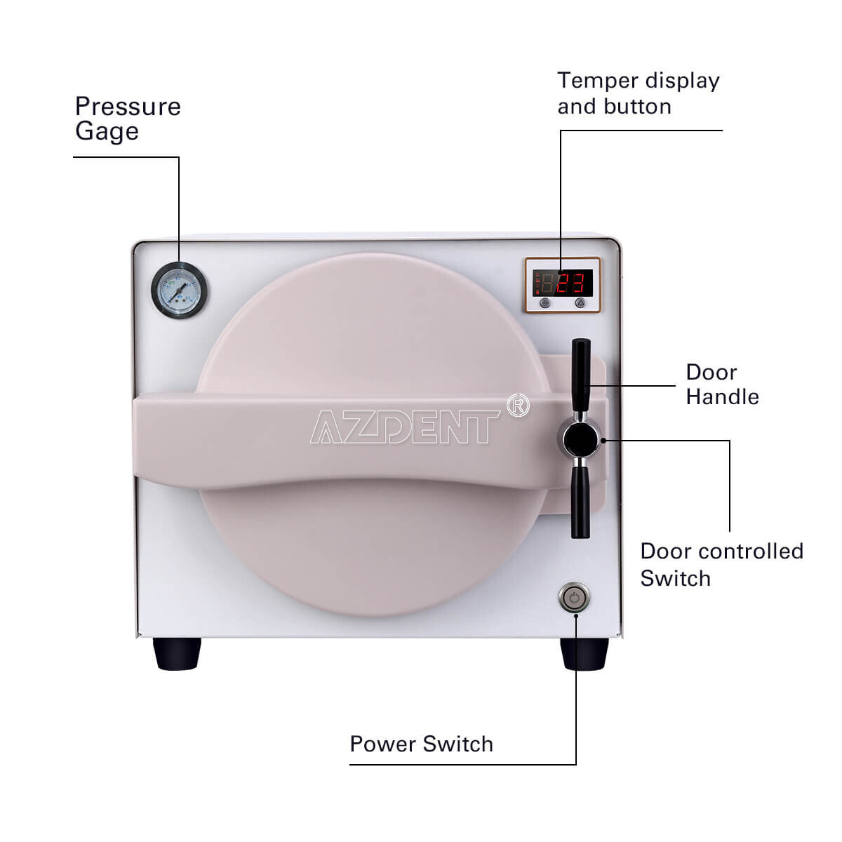 Dental Autoclave Steam Sterilizer Medical Sterilization/ Vacuum Forming Machine