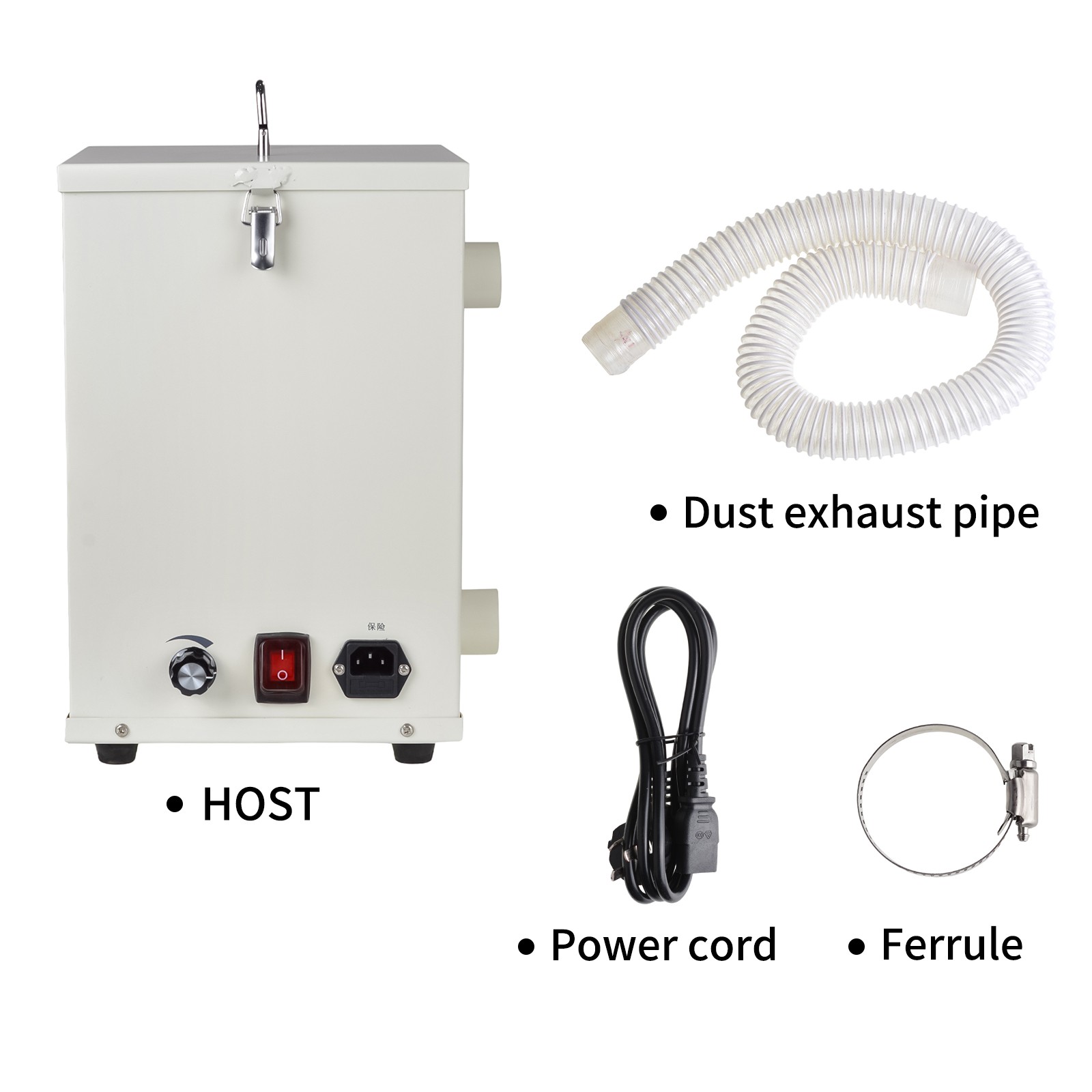 1000W Dental Single-Row Dust Collector Polishing Lathe 2800RPM Motor Cleaner CE