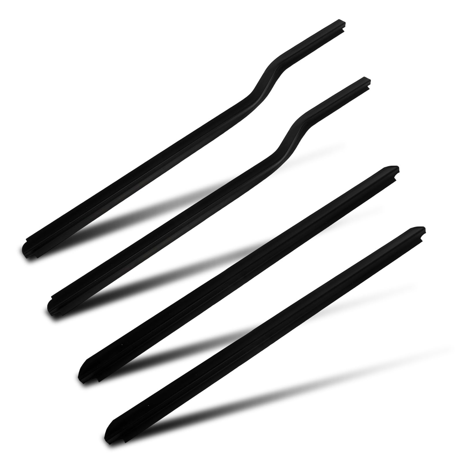 Chrome Window Molding Trim 4PCS Ford F250-F550 SuperDuty CrewCab F81Z-2521453-AA