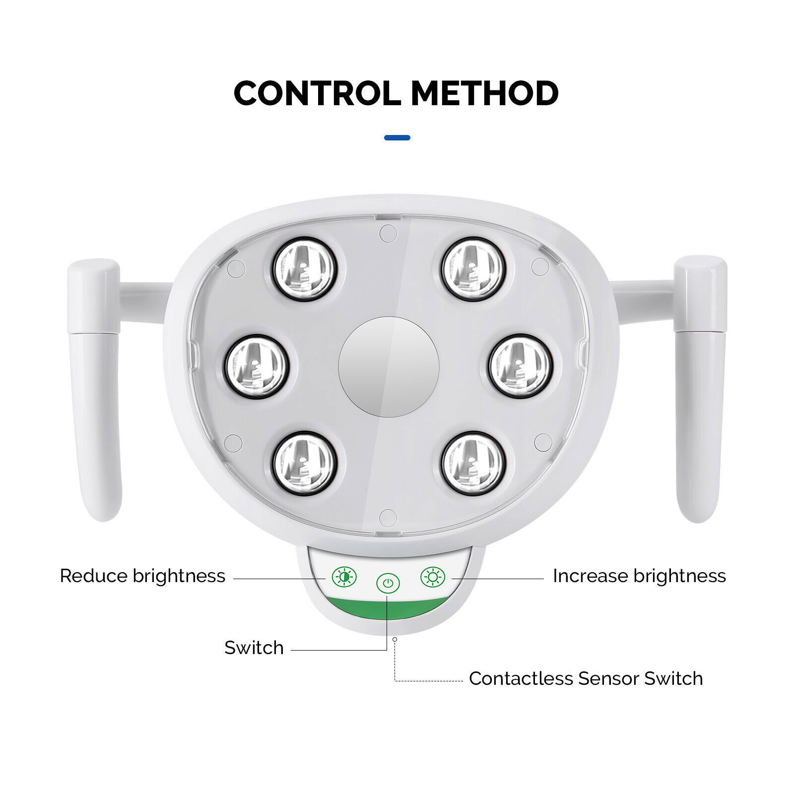 AZDENT Dental LED Lamp Oral Light Induction Senser Reflectance Lamp 6 LED Light