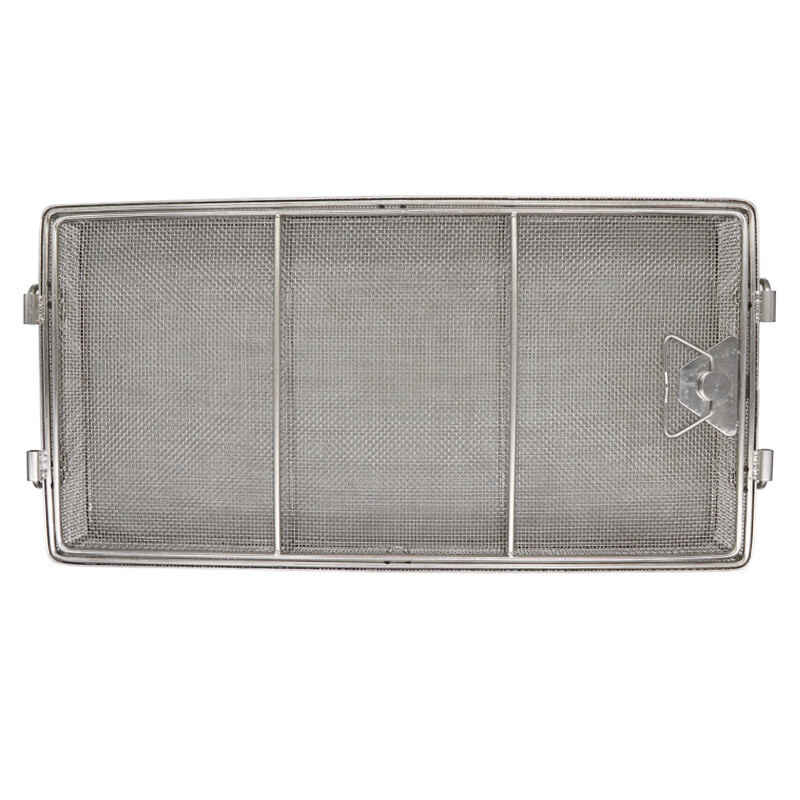 304 Stainless Steel Sterilization Basket Surgical Instrument Mesh Tray475*245*75