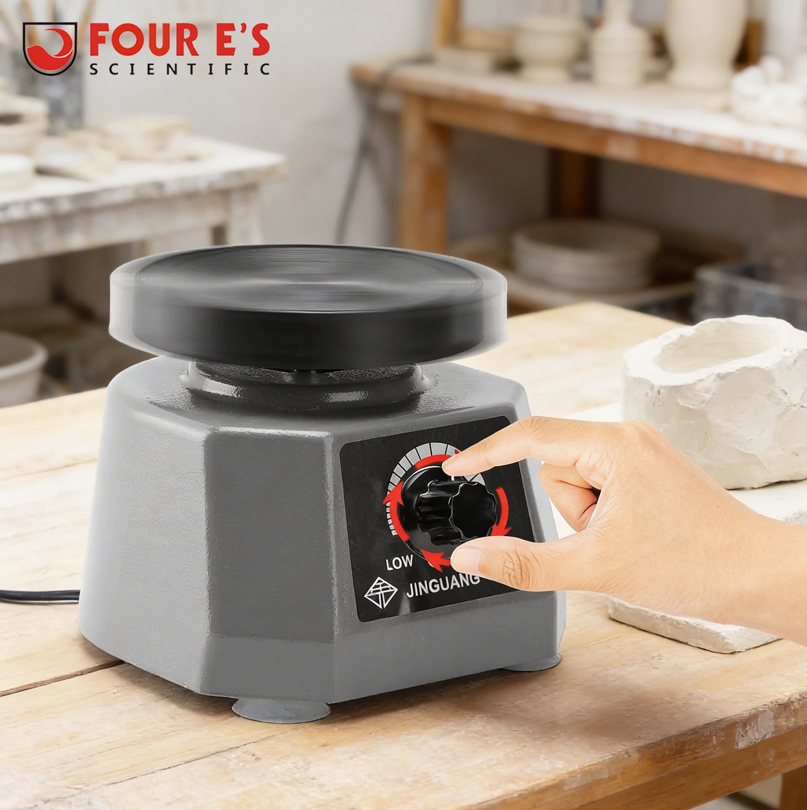 Lab Vibrator Shaker Vortex Mixer Lab Mixer 4″ Round Plaster New Orbital Shaker