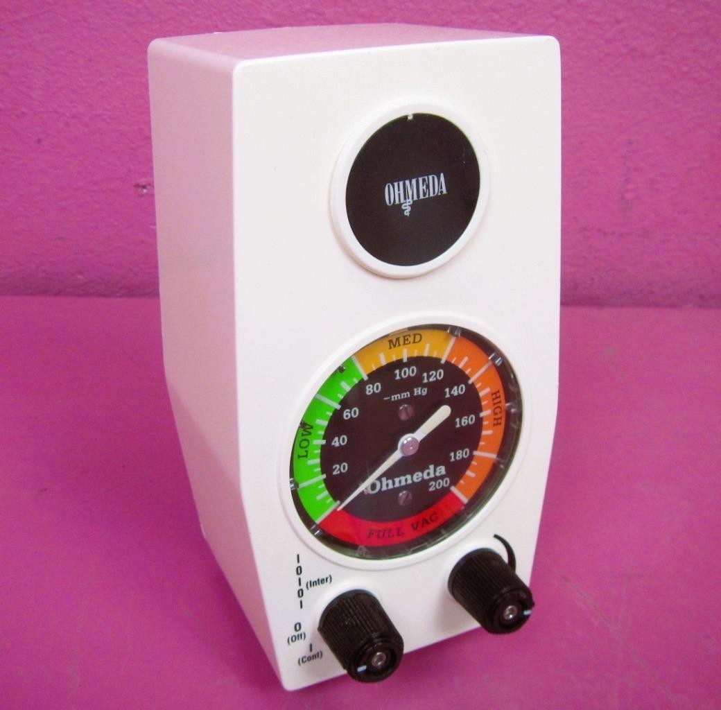 Ohio Ohmeda 1251 Intermittent & Continuous Suction Vacuum Regulator 0 – 200 mmHg
