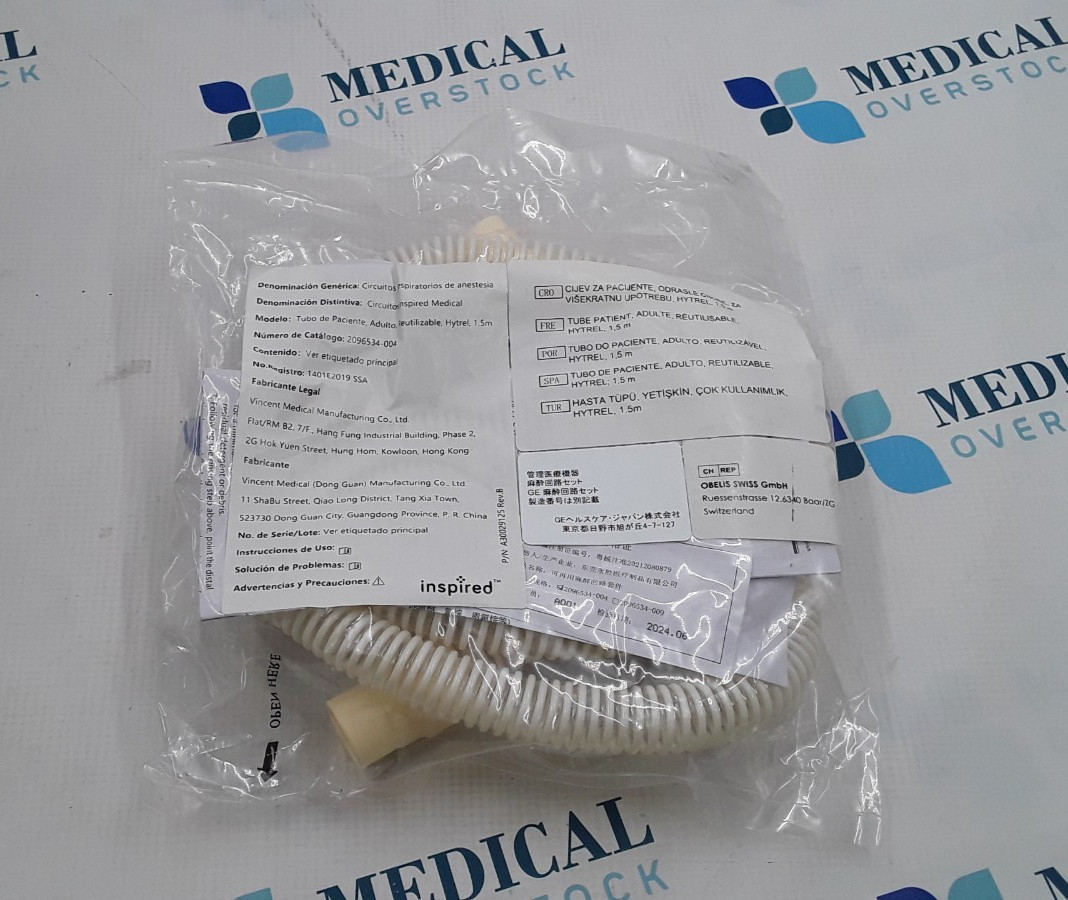 Vincent Medical Inspired Patient Tube Adult 1.5M REF 2096534-004