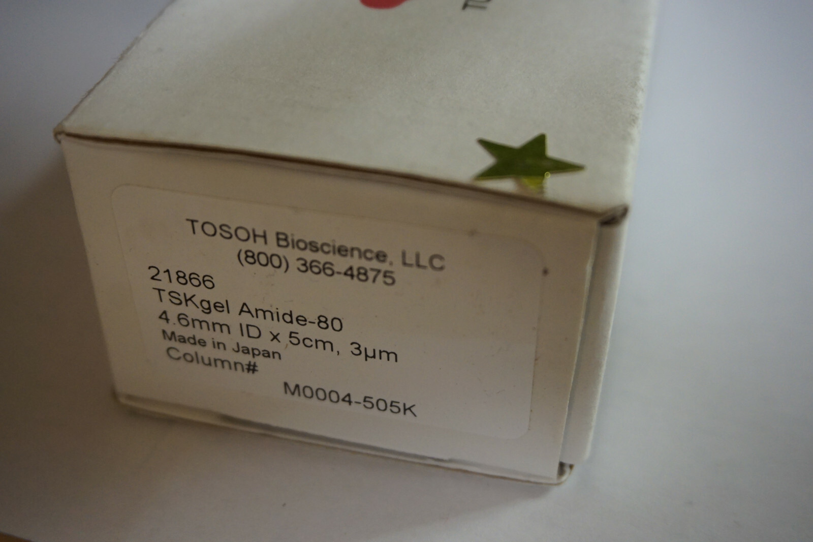 New sealed box Tosoh TSK-gel TSKgel Amide-80 4.6×50 mm 3 um 21866 zw