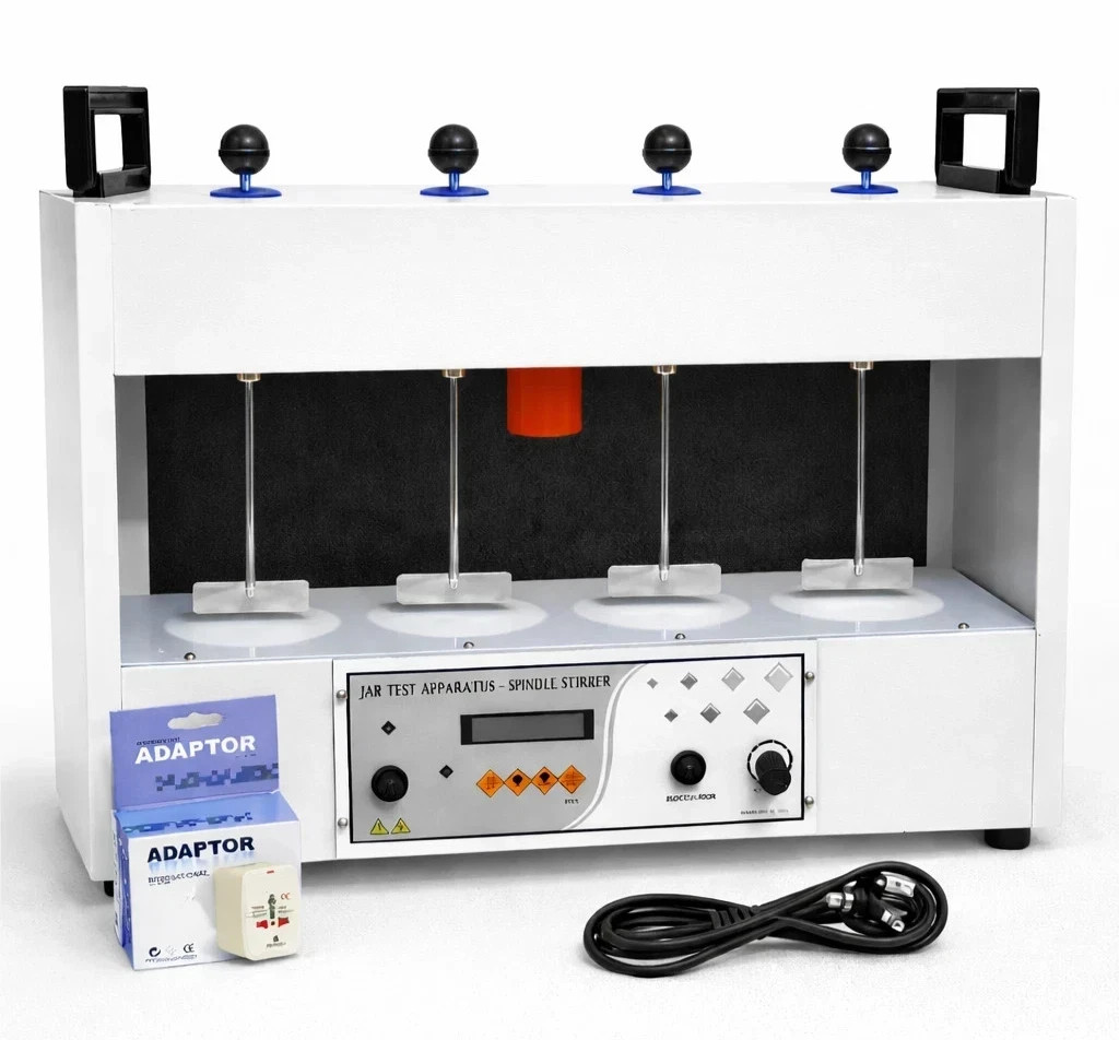 220V Flocculation Digital Jar Test Apparatus 4 Spindle SHIPPING