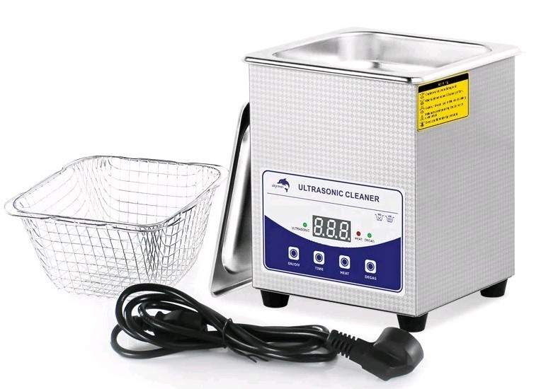 Multifunctional 2L Benchtop Ultrasonic Cleaner w/ Digital Timer, Heater & Degas