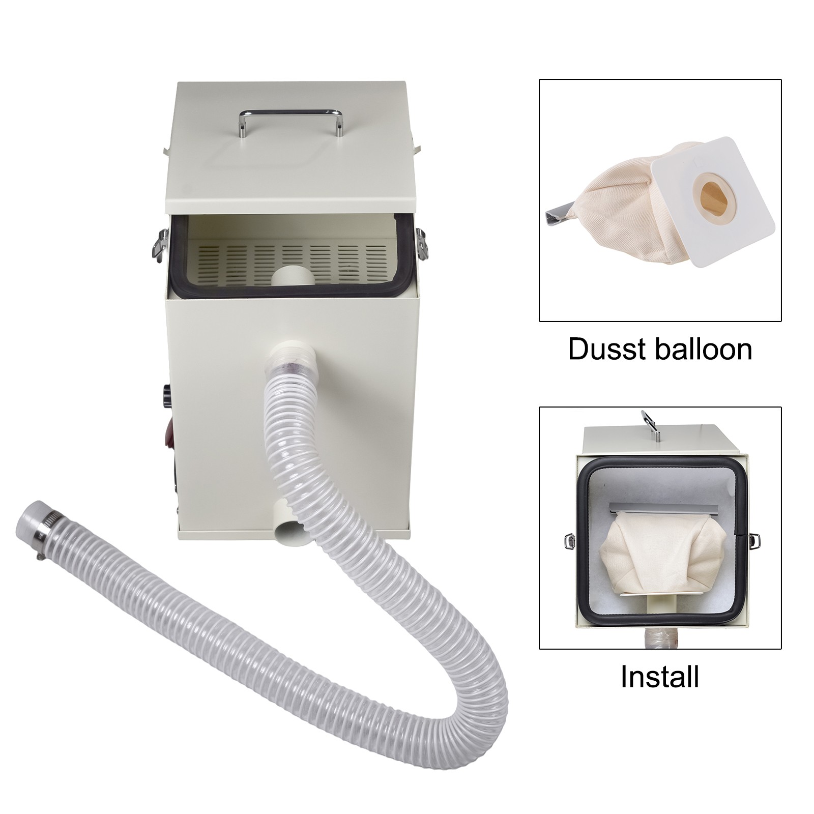 1000W Dental Single-Row Dust Collector Polishing Lathe 2800RPM Motor Cleaner CE