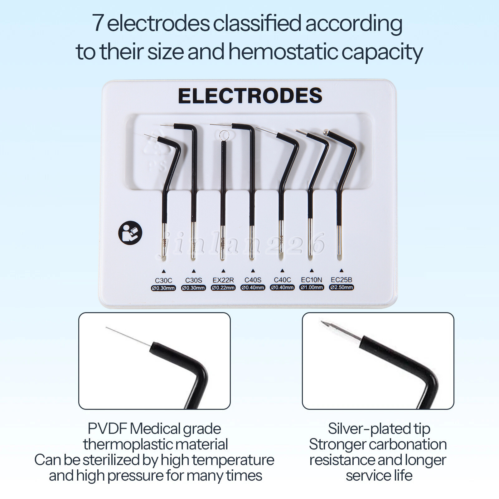 Dental Electro Electrosurgery Unit Machine High Frequency Electric w/7 Electrode