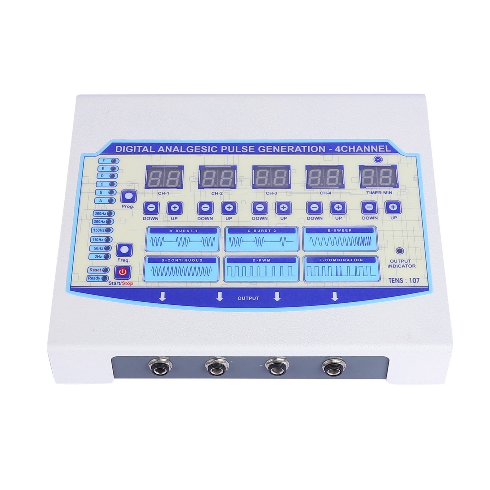 Home Prof. Use 4 Channel Electrotherapy Machine Physical Continuous Therapy Unit