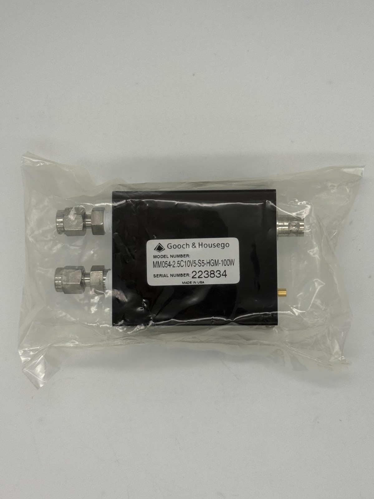Gooch & Housego AO Modulator MM054-2.5C10V5-S5-HGM-100W and Driver