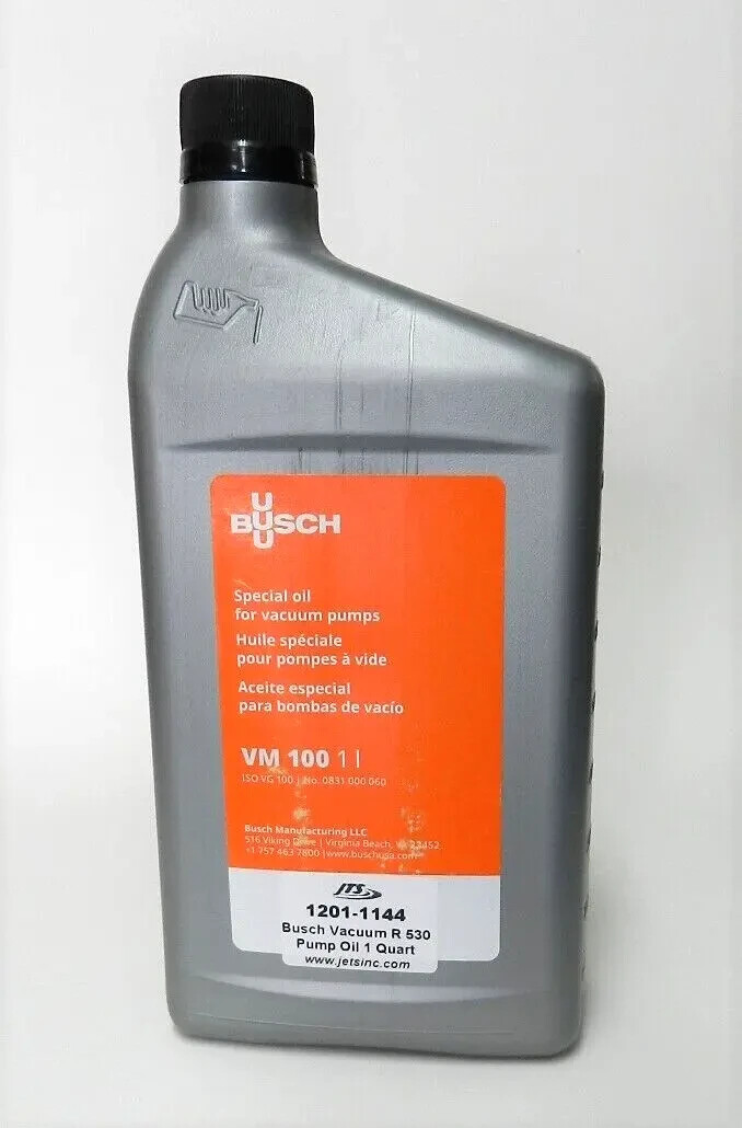 Busch R-530 Vacuum Pump Oil 1 Quart Bottle for Vacuum Pumps