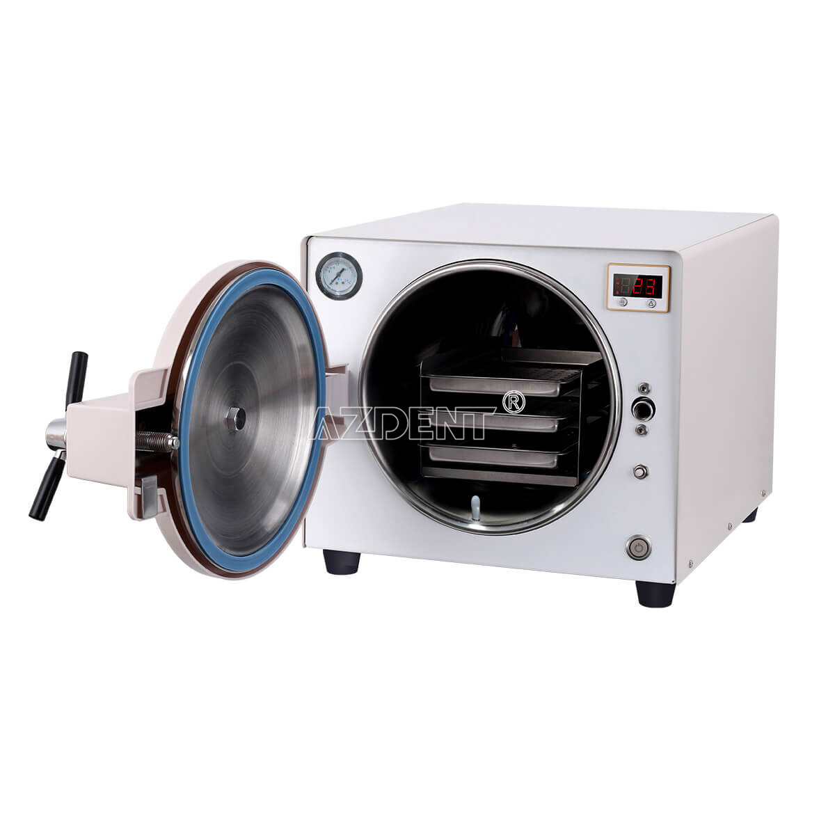 18L Dental Autoclave Steam Sterilizer Medical Sterilization 1000W Automatically