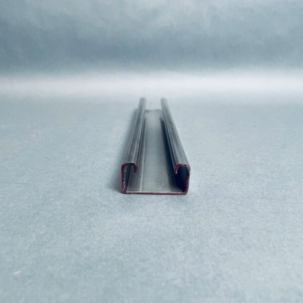 Stauff Clamp Channel Solid Mounting Rail 12 in. Stainless Steel