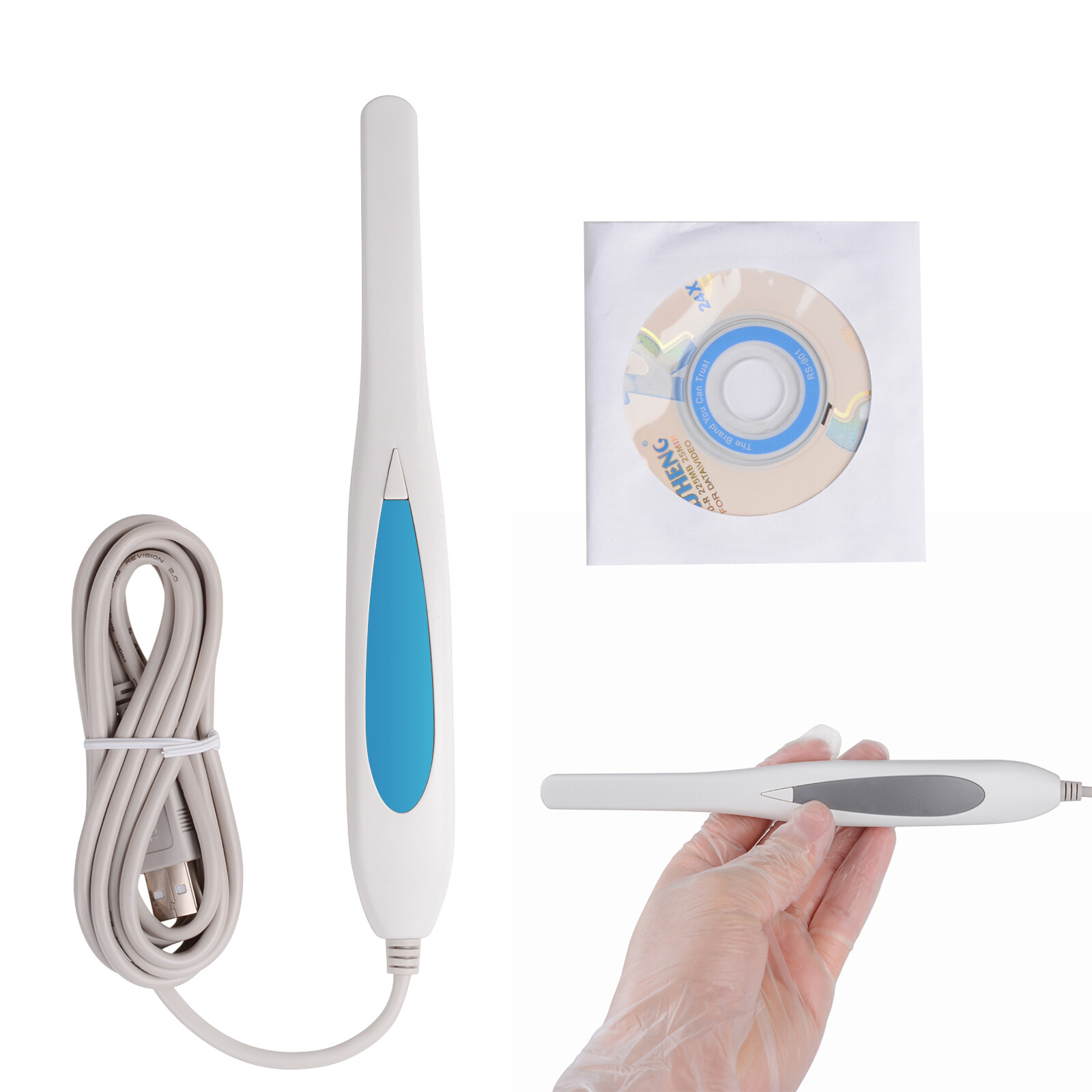 Dental Intraoral Camera USB Digital Imaging IntraOral 1.3M pixel CMOS MD770 Blue