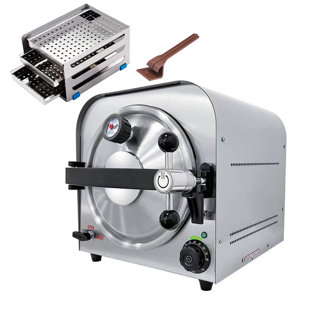 Dental Class B Autoclave Steam Sterilizer with Vacuum Drying & Built-in Printer