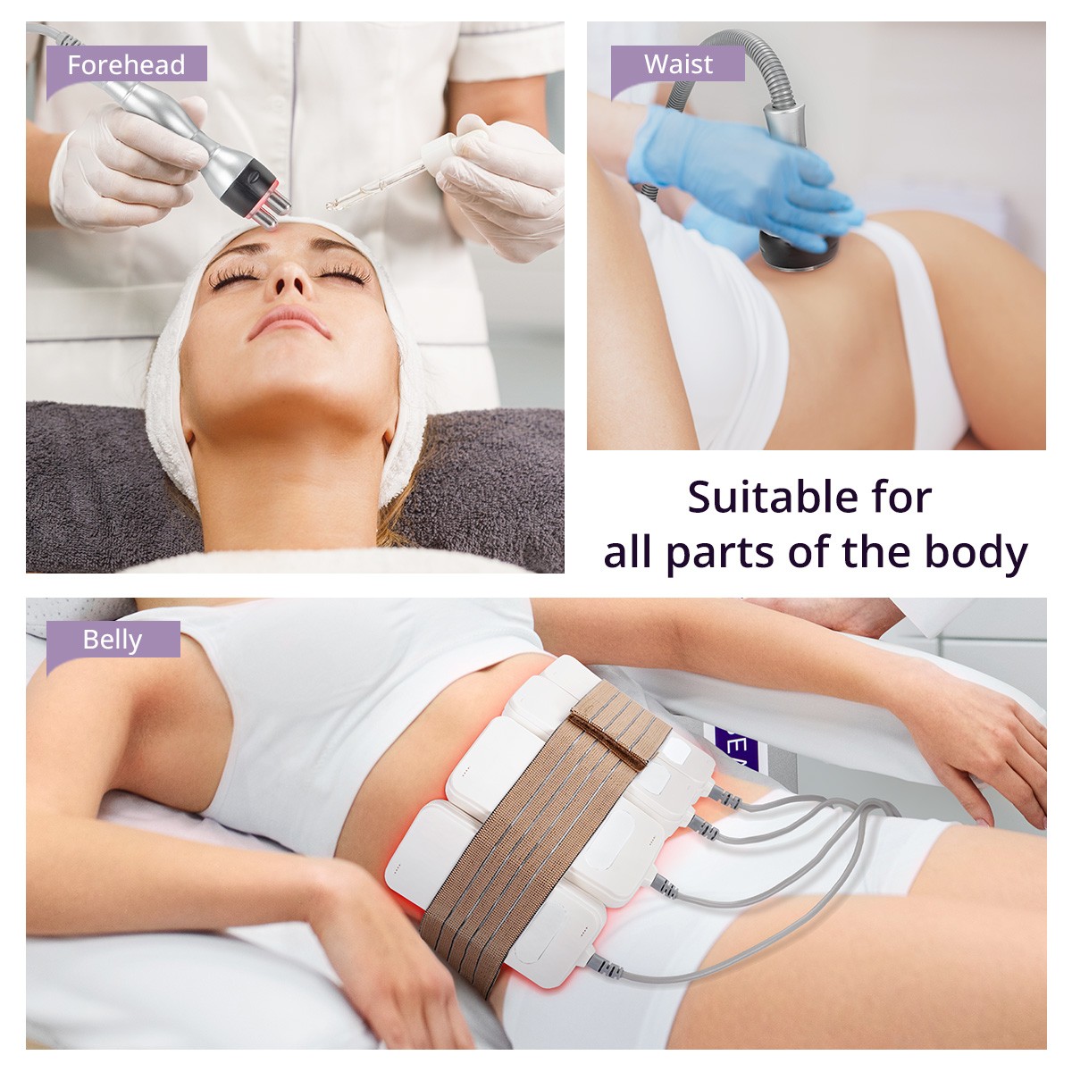 6 in 1 Beauty Machine Multifunction Facial Care Whole Body Massage Ideal Gift US