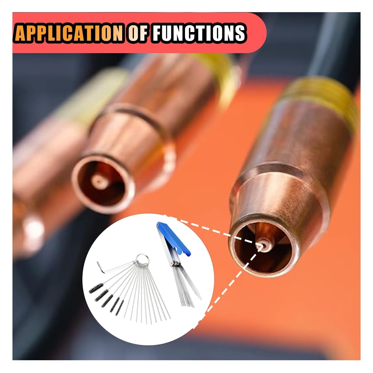 Carburetor Torch Tips Jet Remove Cleaner Made of Stainless Steel, Airbrush Cl…