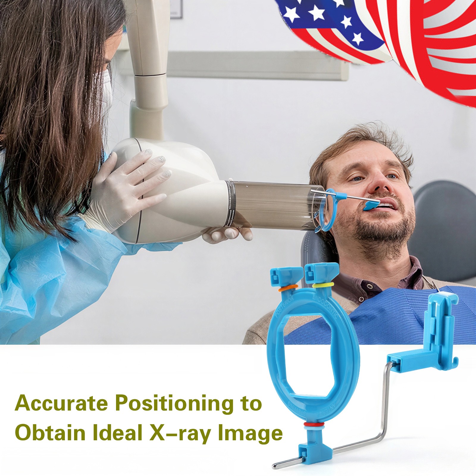 Dental X-Ray Positioner Digital Xray Sensor Holder Film Positioning System 2.0