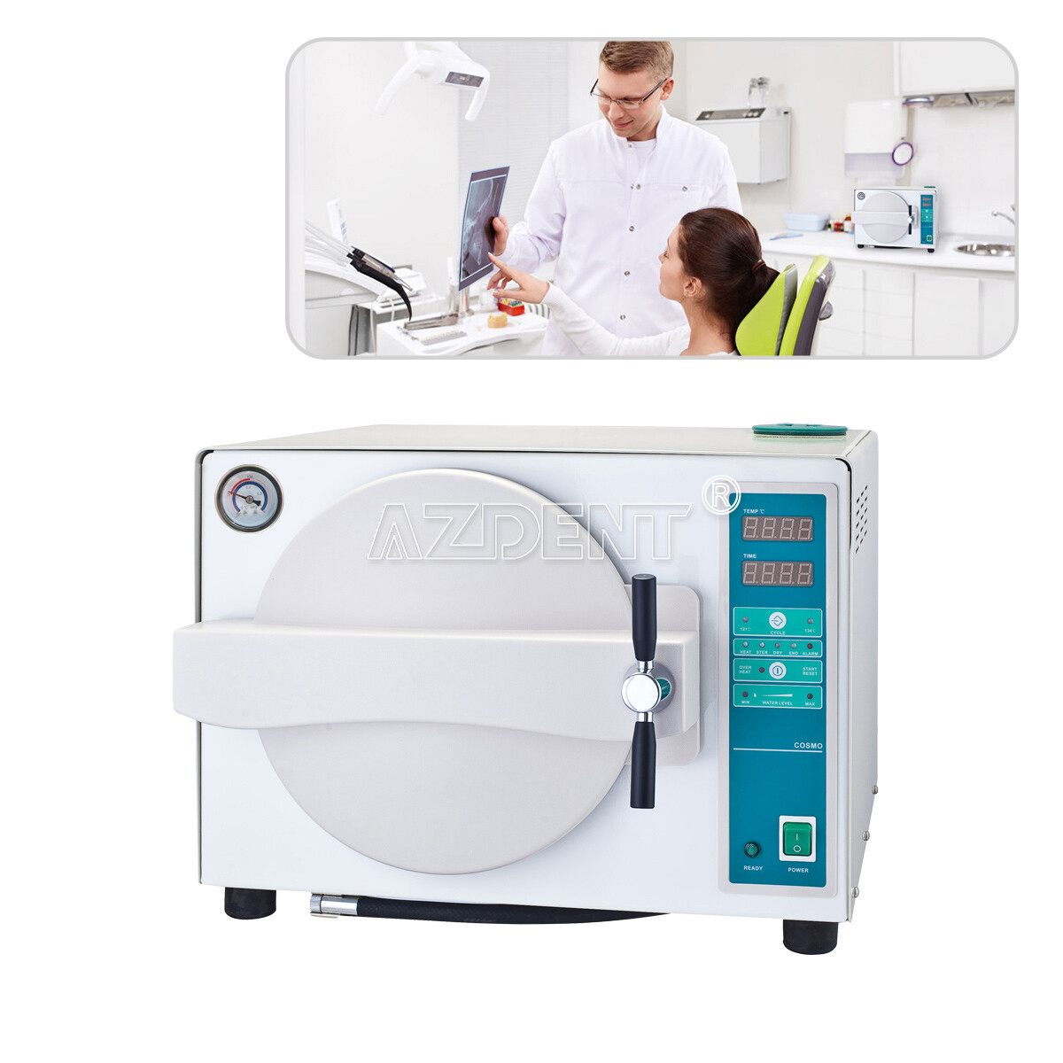 Dental Autoclave Steam Sterilizer Sterilizition / Vacuum Forming Molding Machine