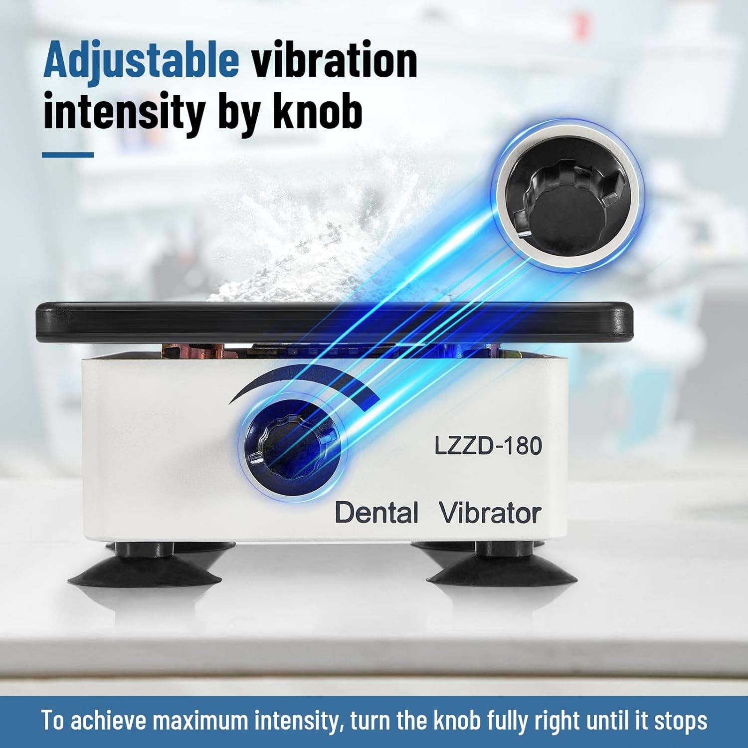 Dental Vortex Mixer Lab Vibrating Table 150W High Speed Shaker Continuous&Touch