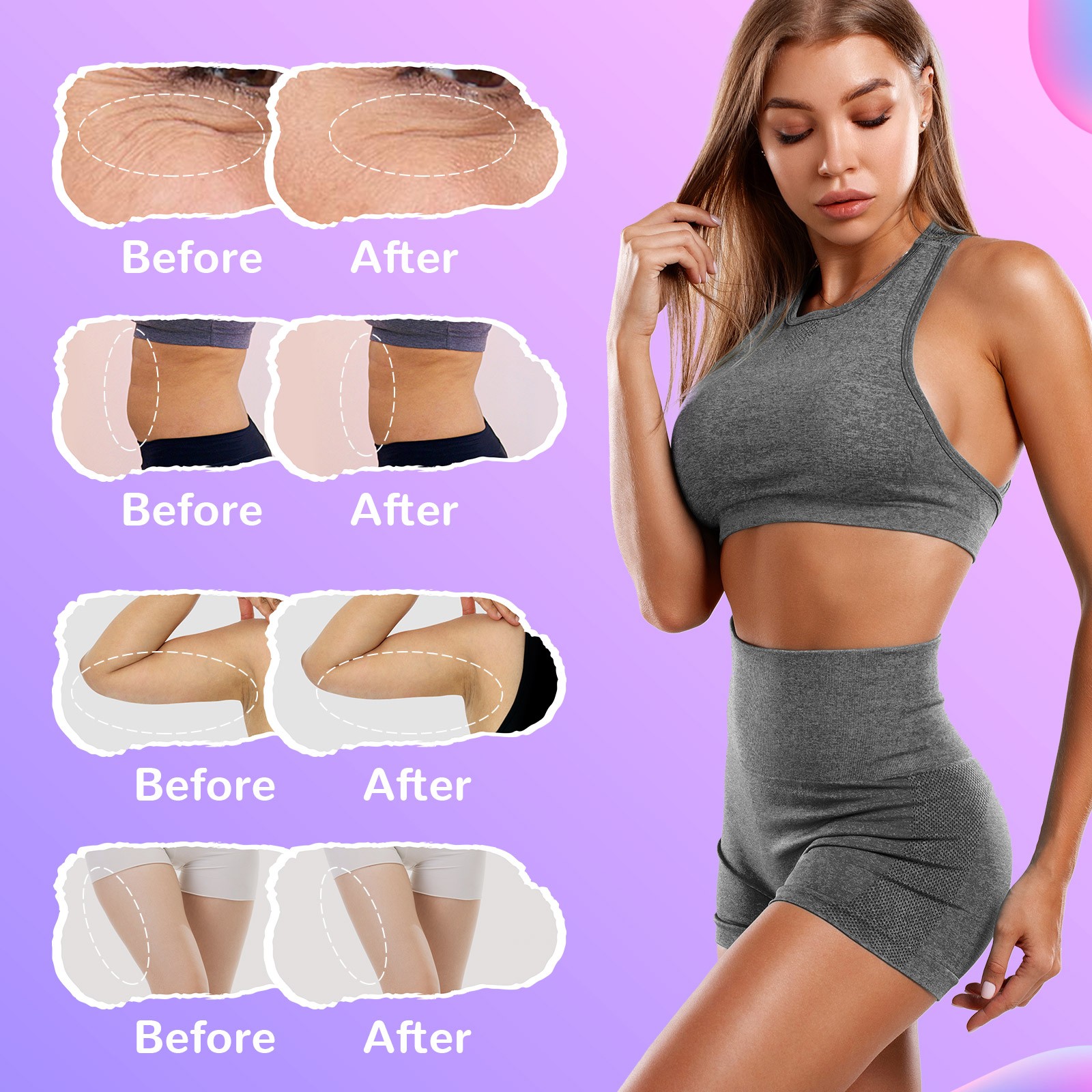 UNOISETION 5 in 1 Beauty Machine for Small Beauty Salons Skin Care Body Massage