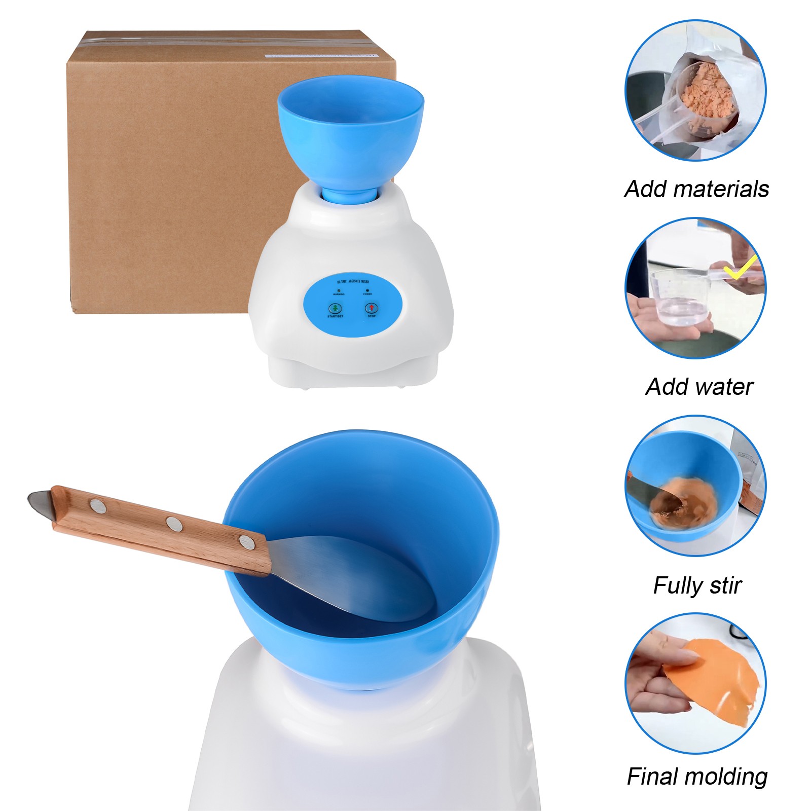 Dental Alginate Mixer Die Stone Mixer Blender for Impression Material HL-YMC I